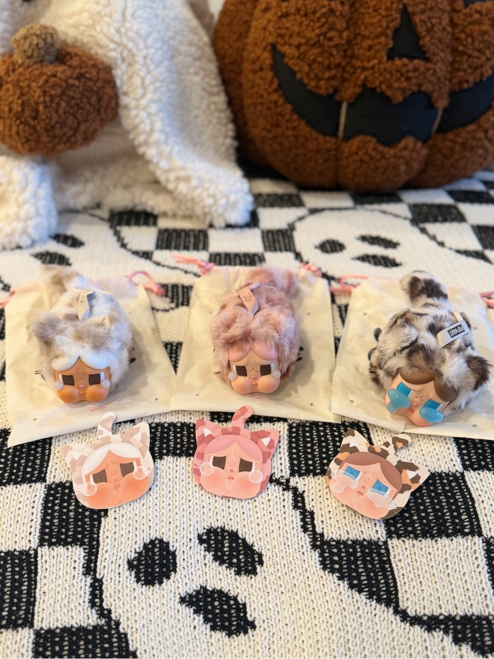 CRYBABY Wild but Cutie Series - Vinyl Plush Pendant Blind box bundle of 3